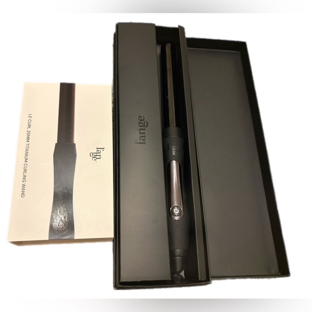 L’ange Le Curl Black Curling Wand with box